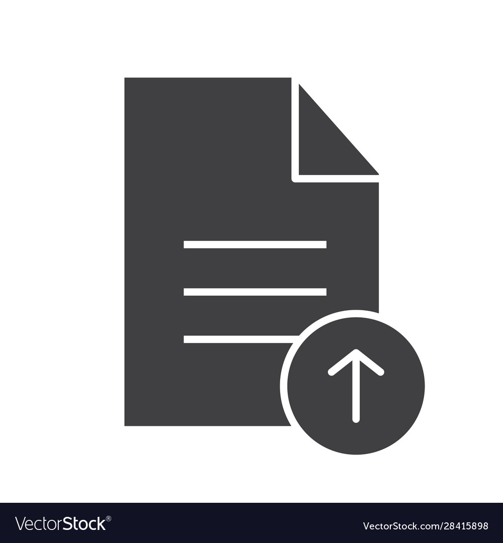 Document Upload Glyph
