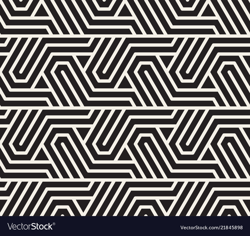 Geometric Line Tiling Pattern