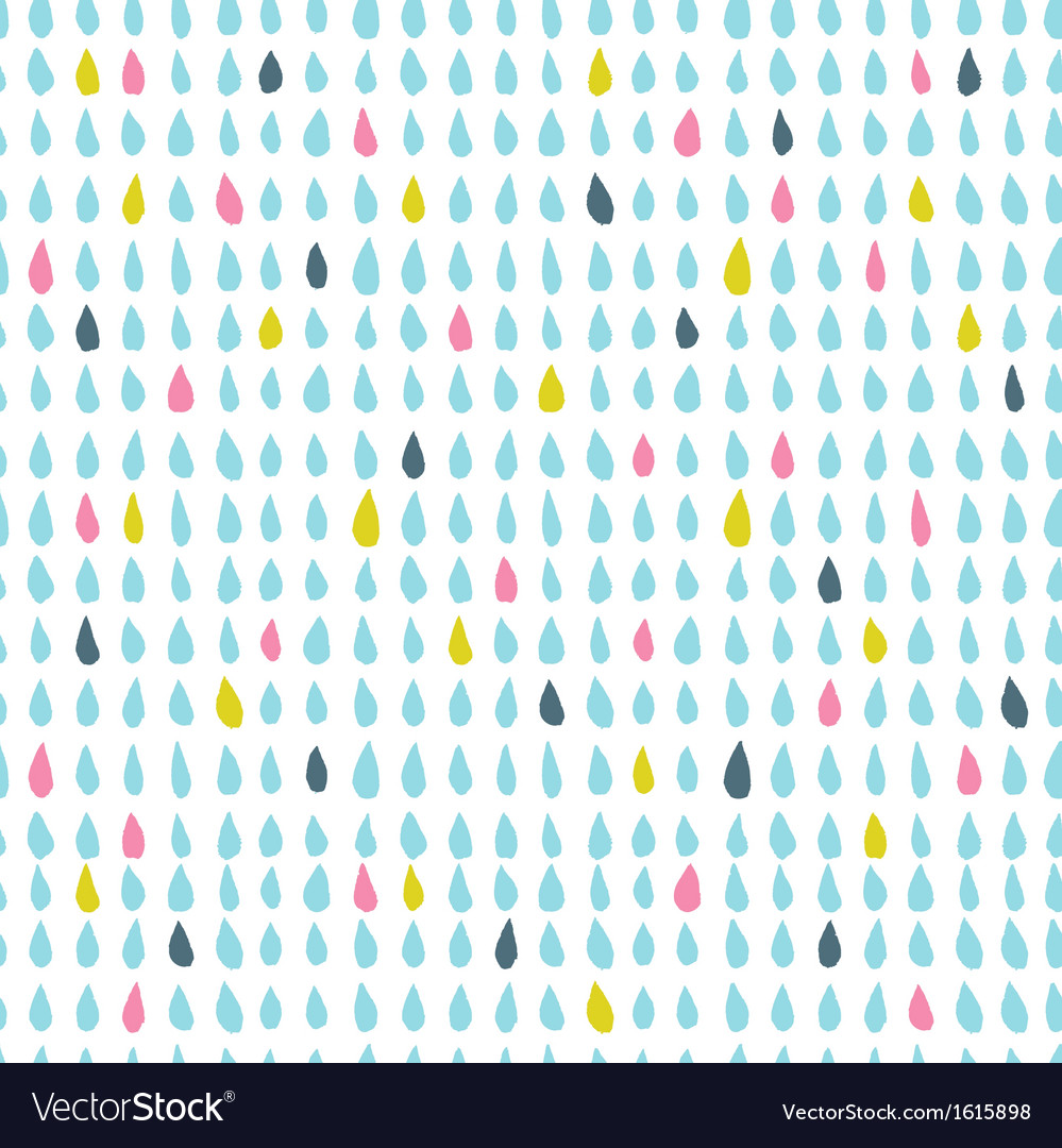 Rain pattern Royalty Free Vector Image - VectorStock