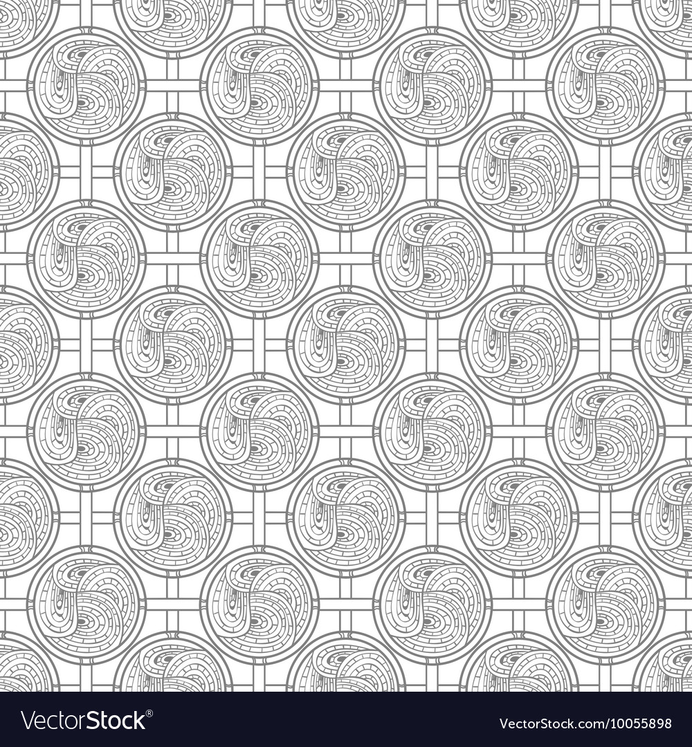 Seamless abstract line pattern