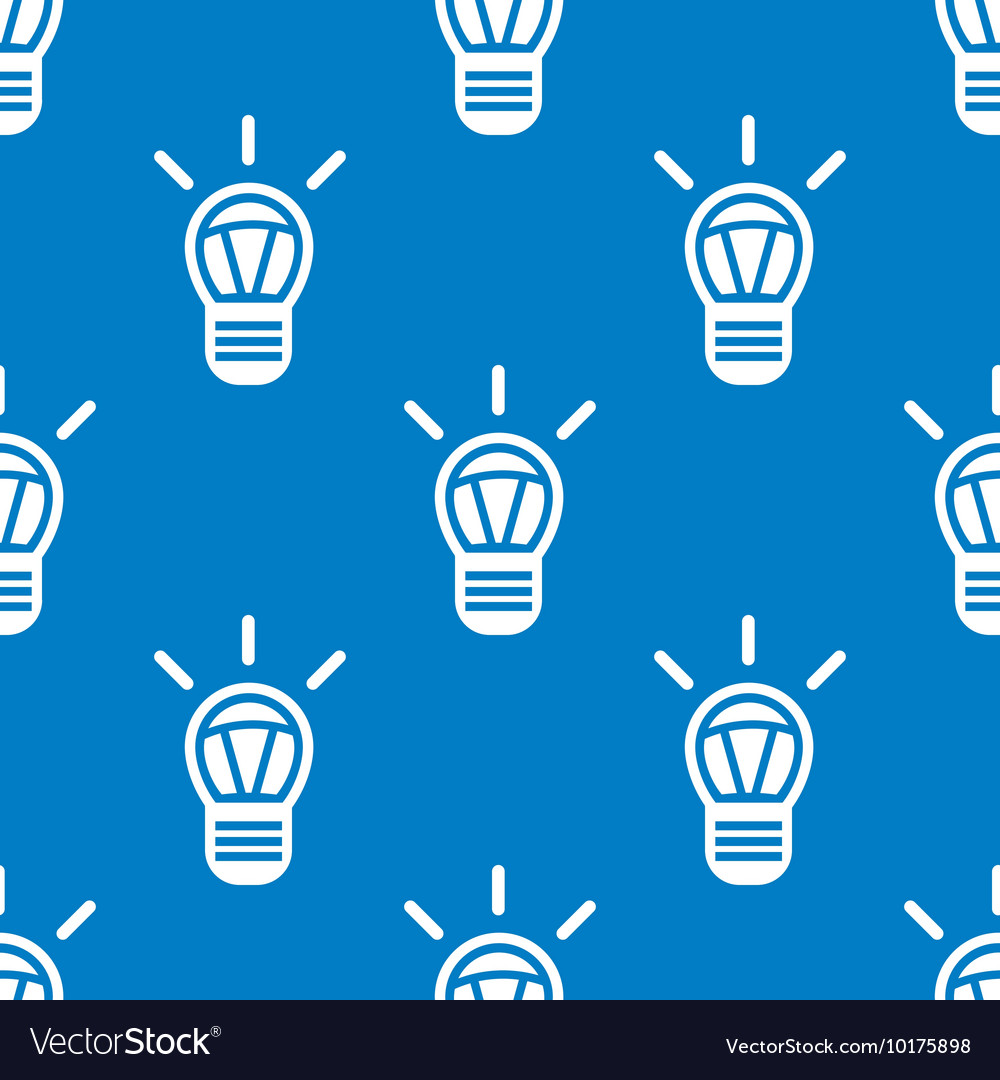 Seamless light bulb pattern