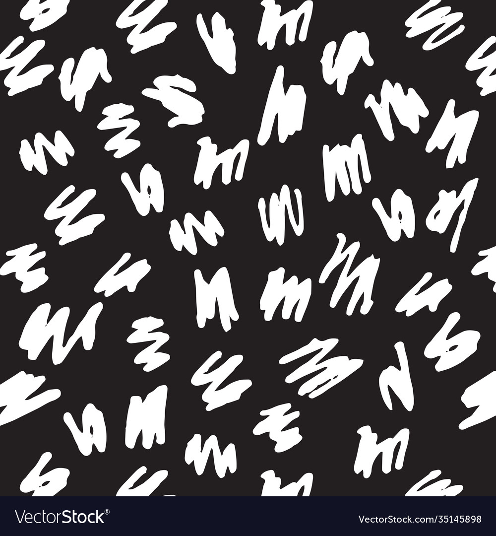 Seamless pattern doodles texture elements hand