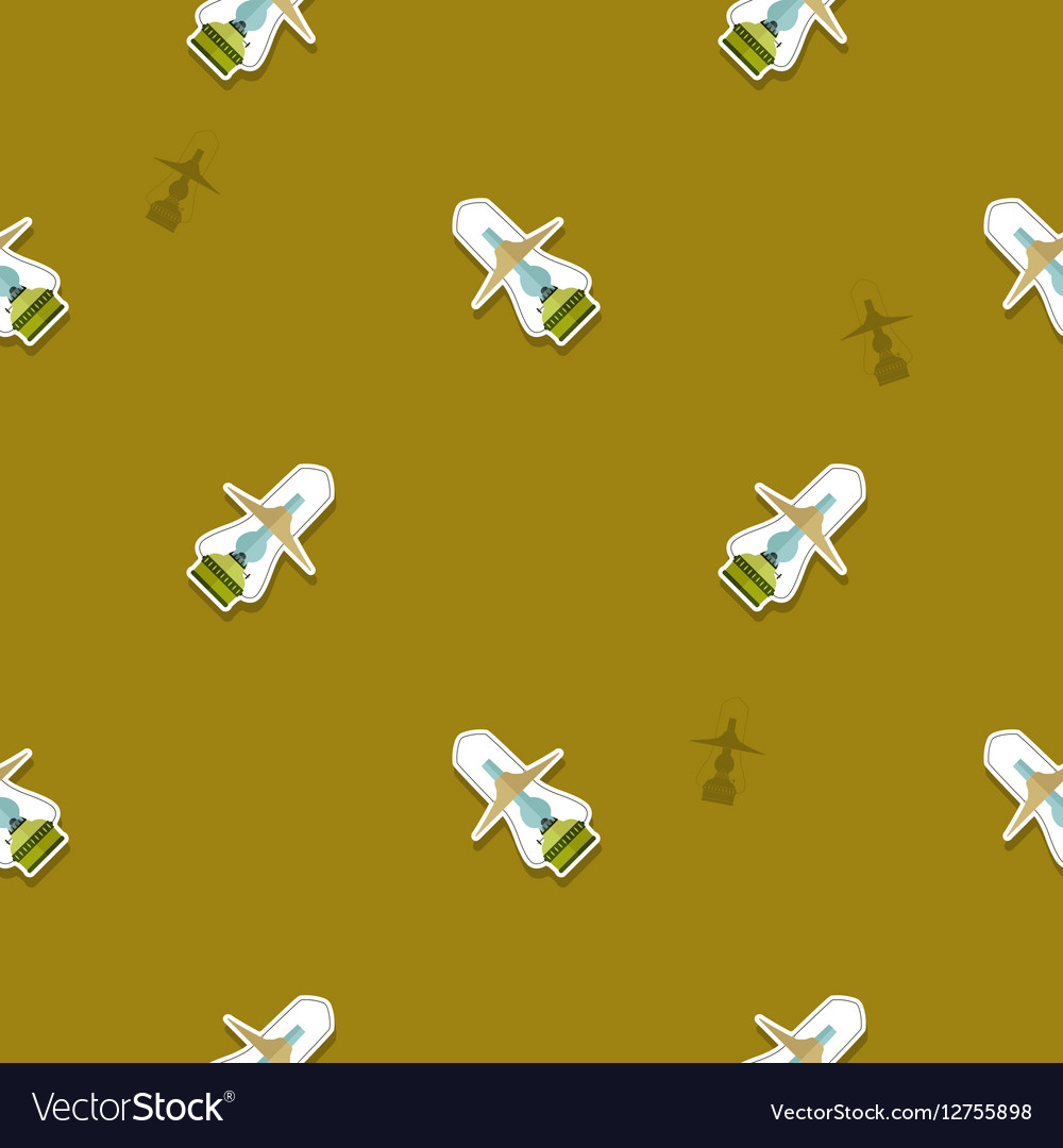Seamless pattern with lanterns