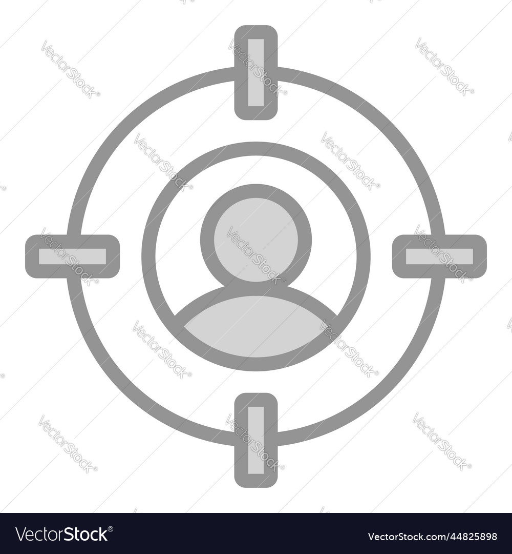 Target user icon interface as a simple sign