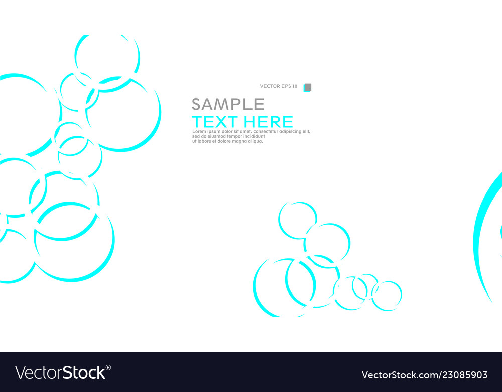 Abstract background with circles