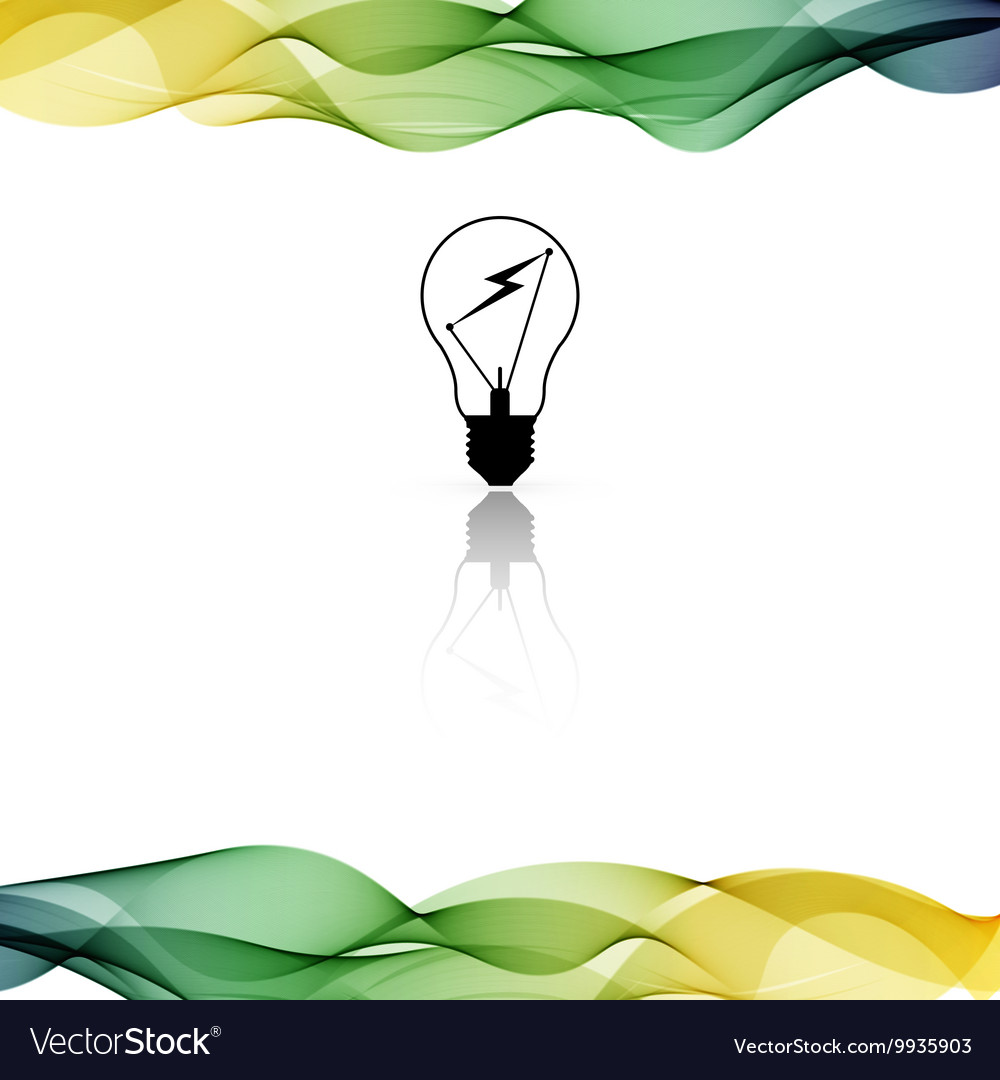 Color background with wave