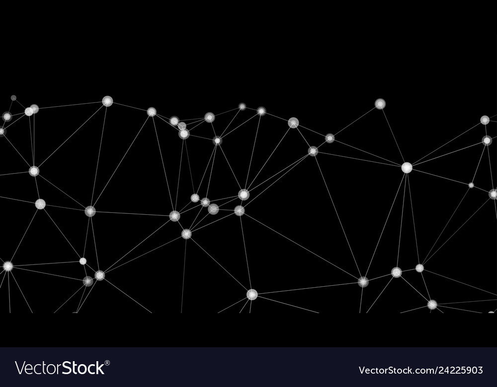 Connectivity idea geometric random layout Vector Image Connectivity idea geometric random layout