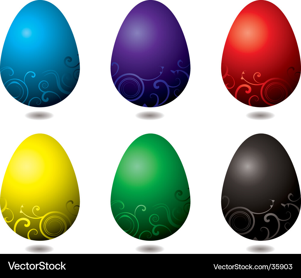 Easter egg Royalty Free Vector Image - VectorStock
