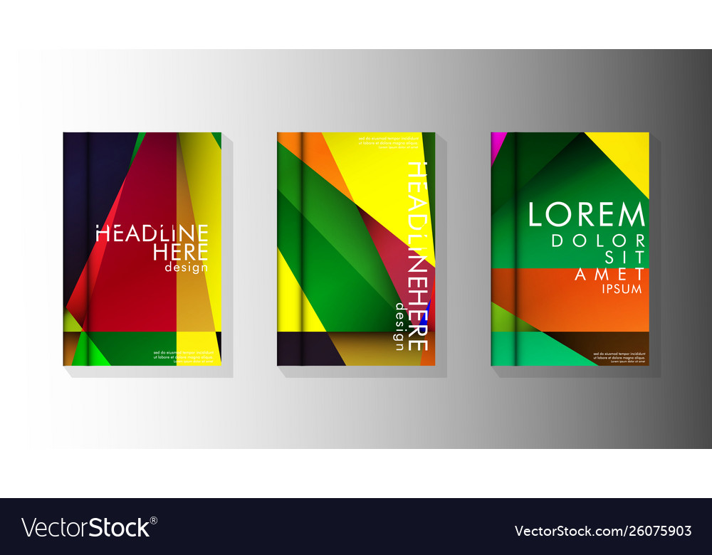 Geometric style with gradients and transparency vector image Geometric style with gradients and transparency