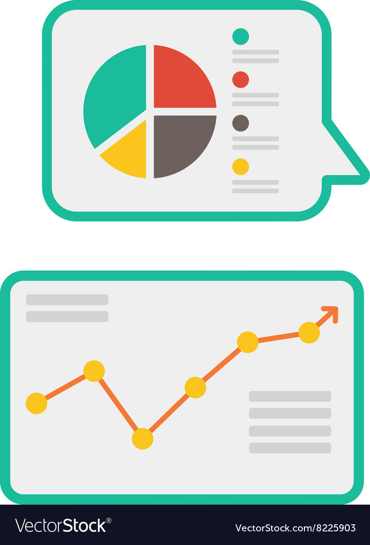 Linear and pie charts
