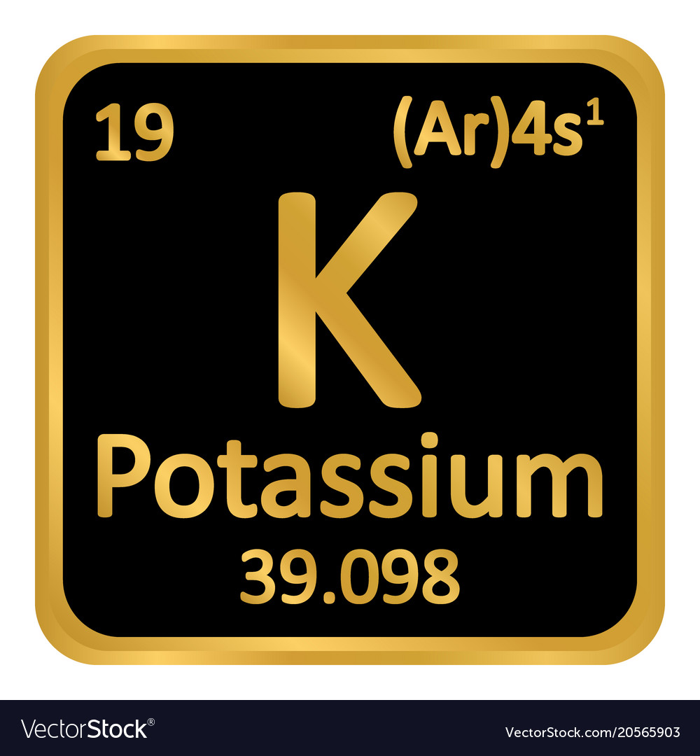 potassium element card