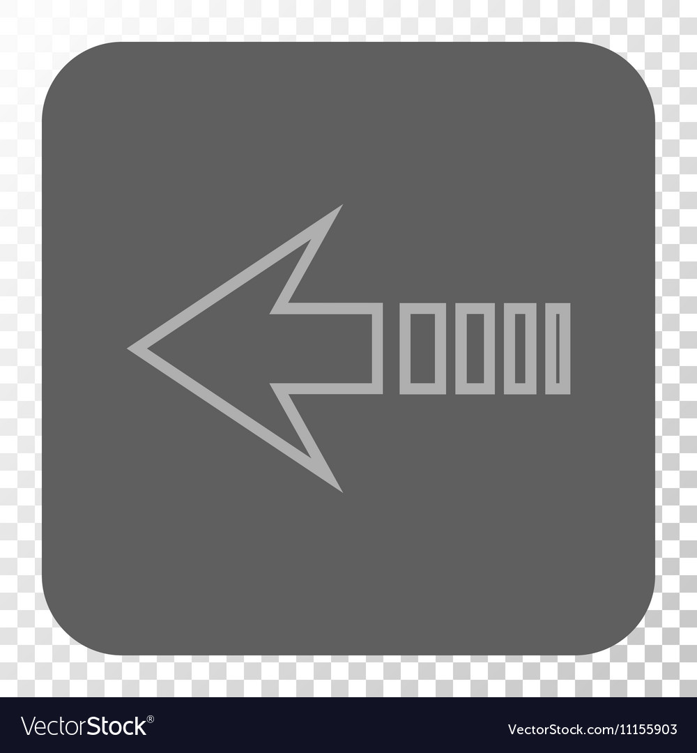 Send left rounded square button
