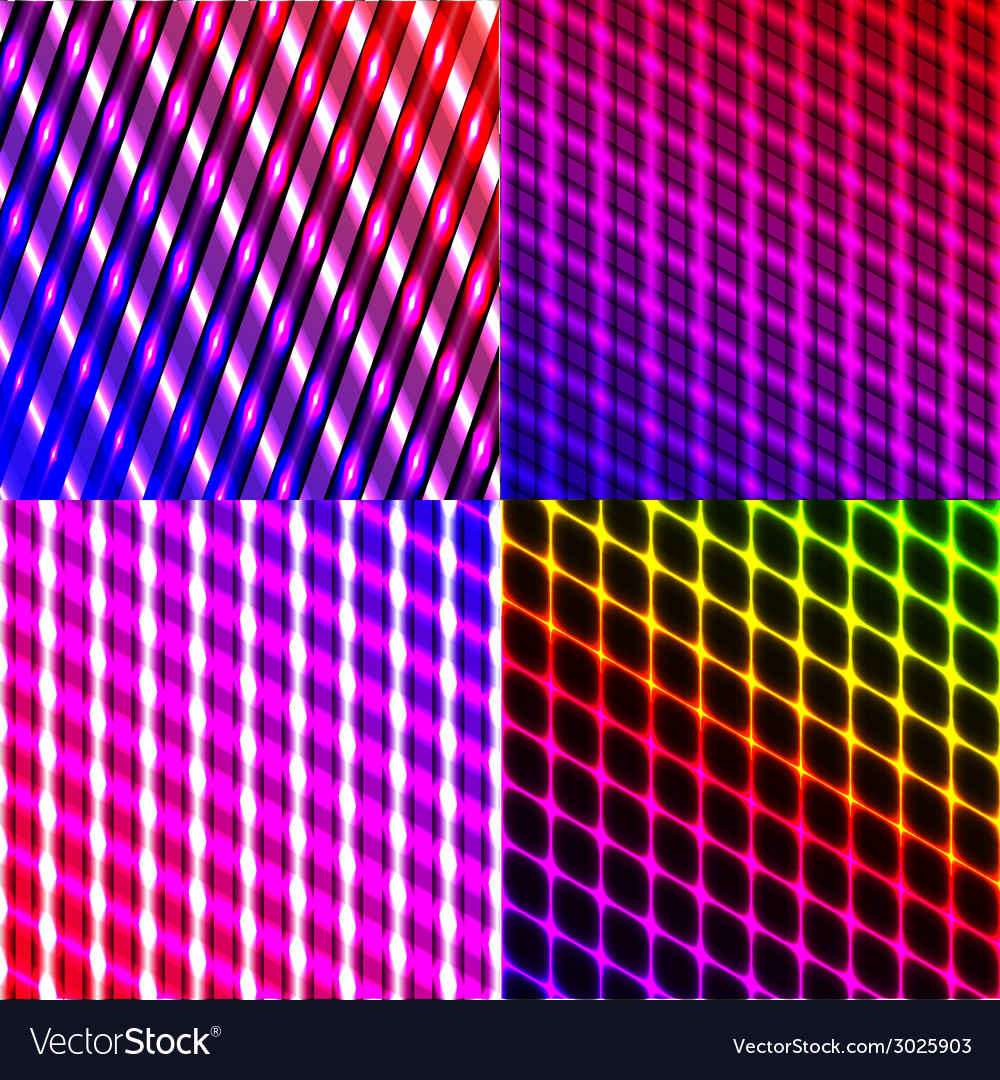 Set of splash color abstract glowing background