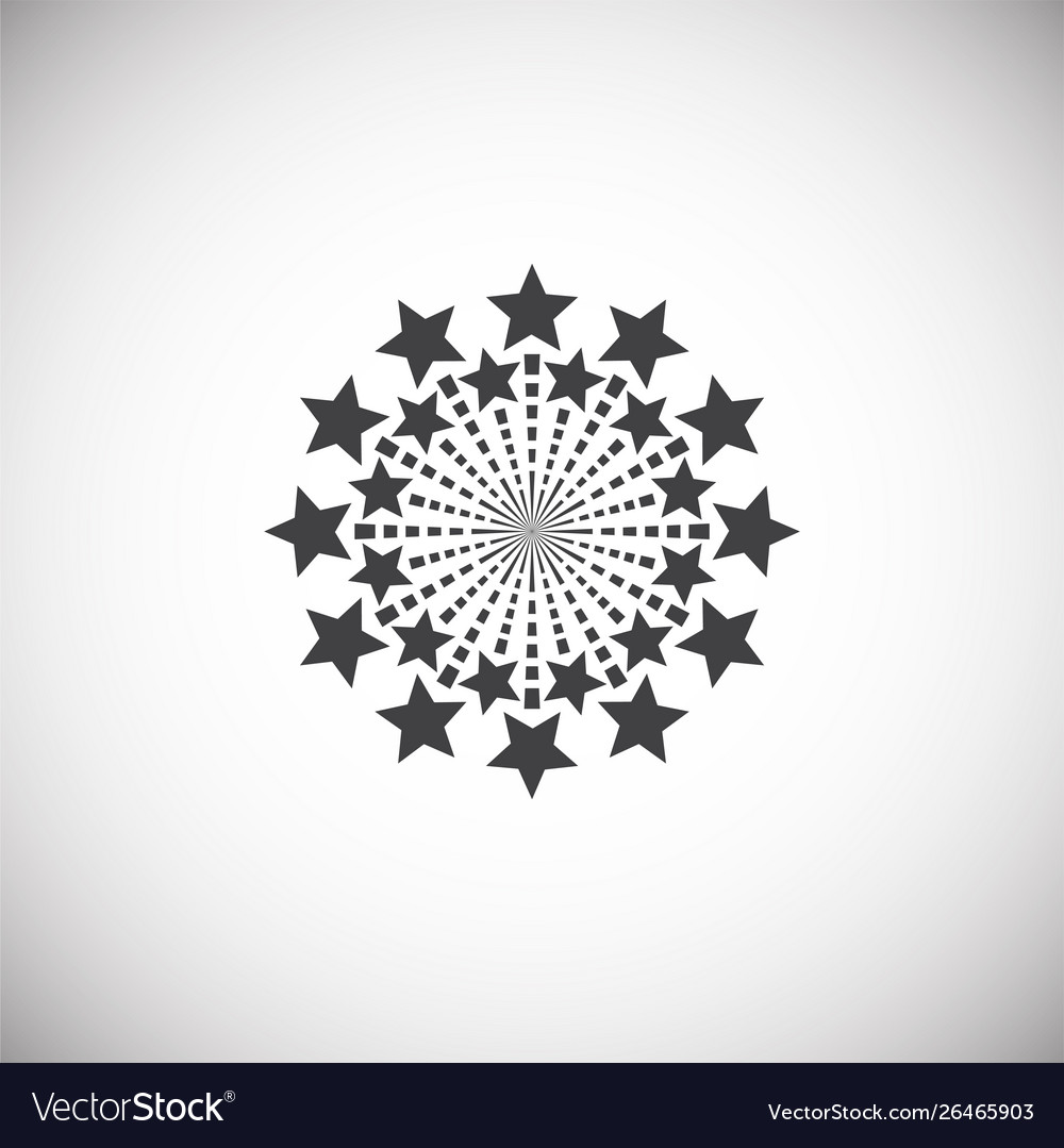 Sparkle icon on background for graphic and web
