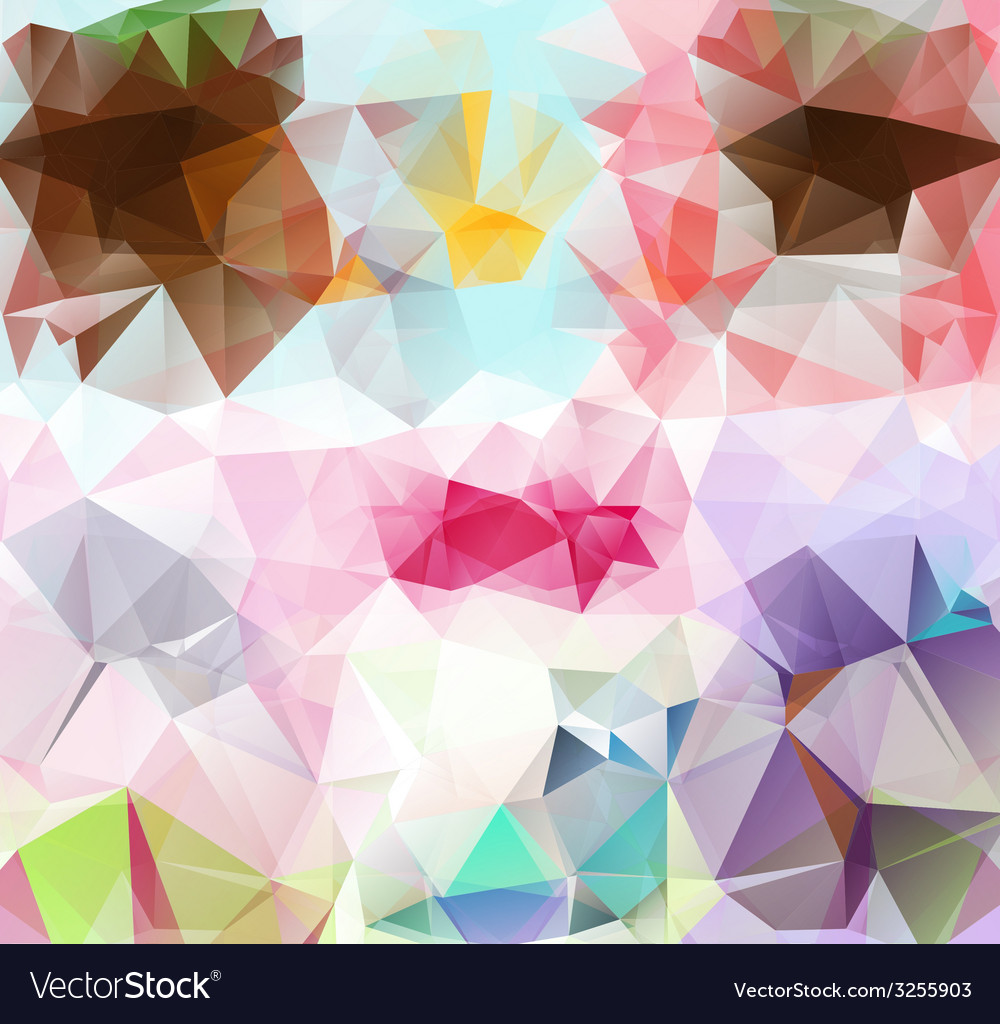 Triangle background pattern of geometric shapes