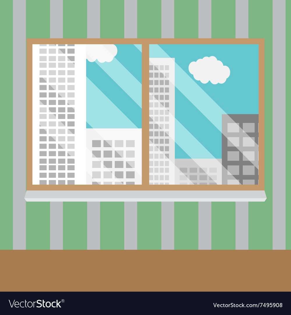 business views window office royalty free vector image window office free