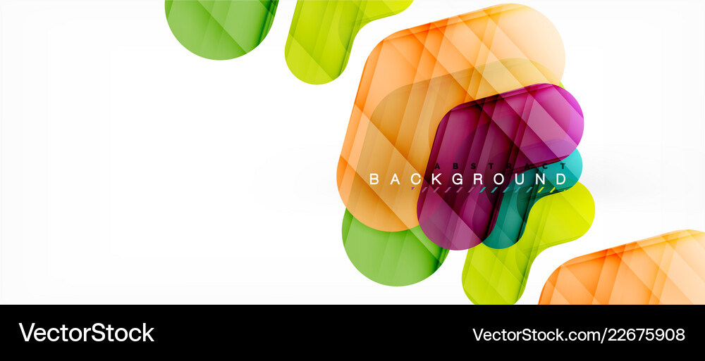 Colorful glossy arrows abstract background Vector Image