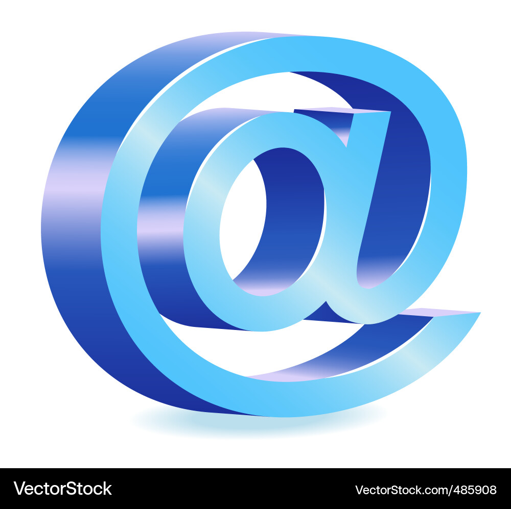Email symbol Royalty Free Vector Image - VectorStock