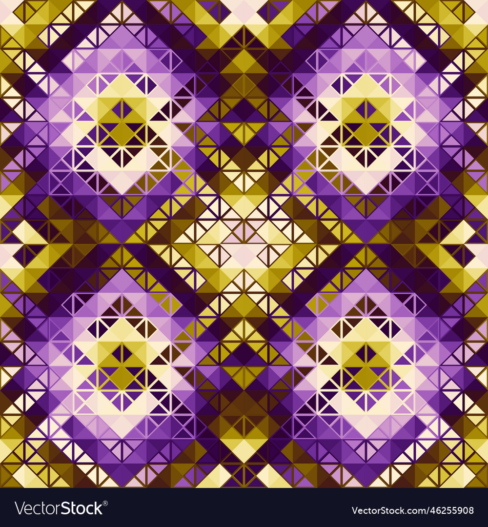 Geometric abstract triangles pattern seamless Vector Image Geometric abstract triangles pattern seamless