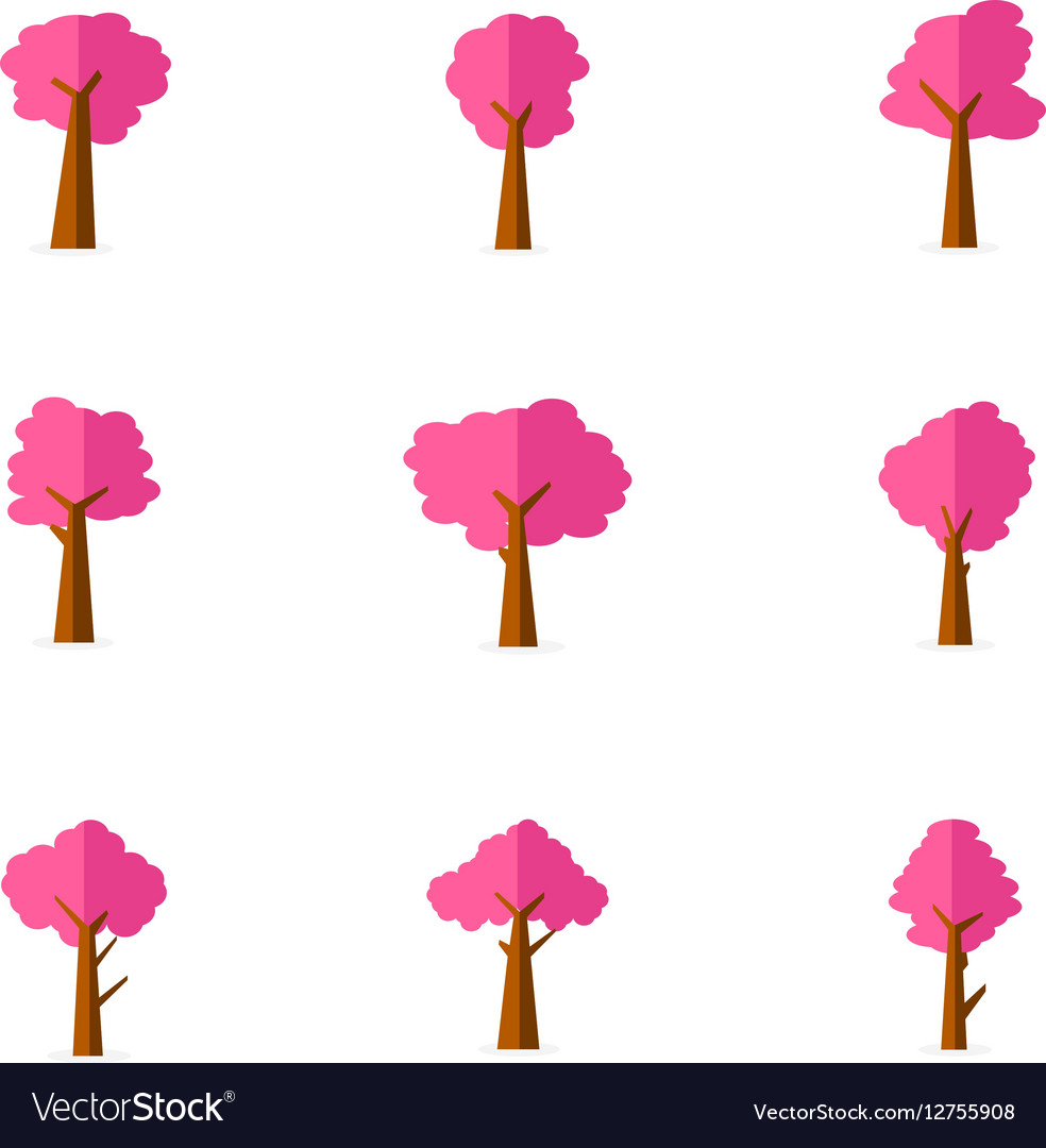 Set of tree collection various
