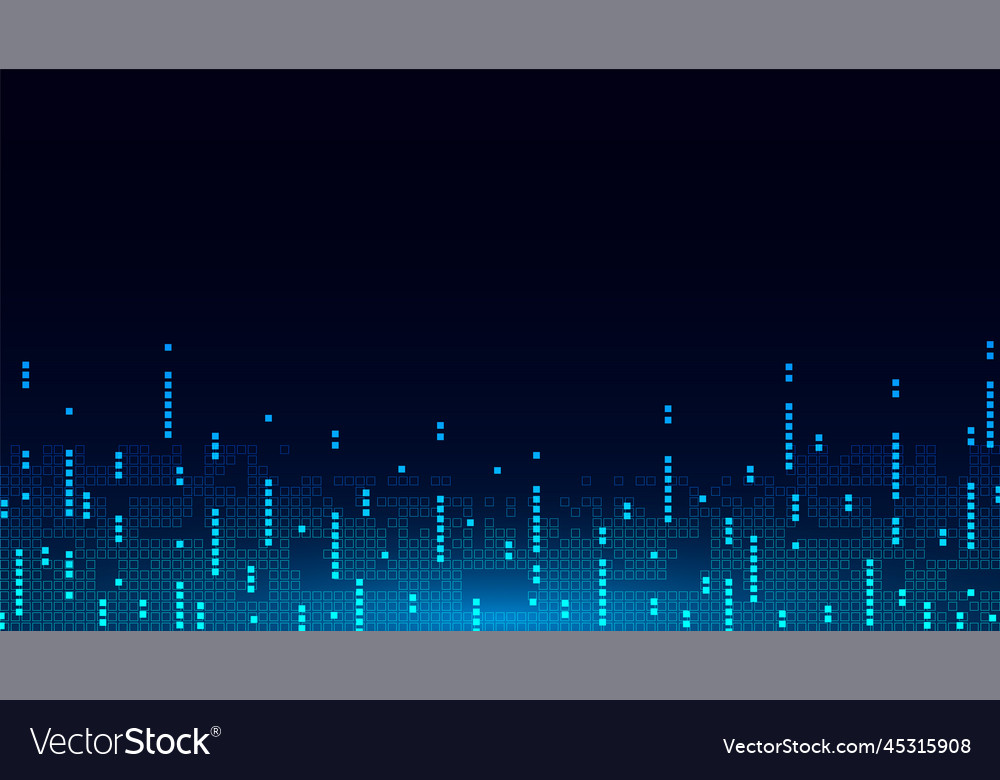 Technology background with hi-tech digital data vector image Technology background with hi-tech digital data