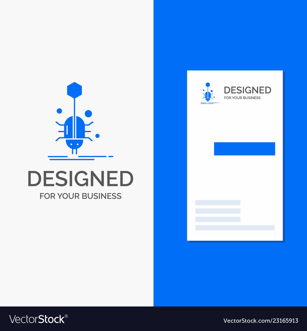 Business logo for bug insect spider virus web vector image Business logo for bug insect spider virus web