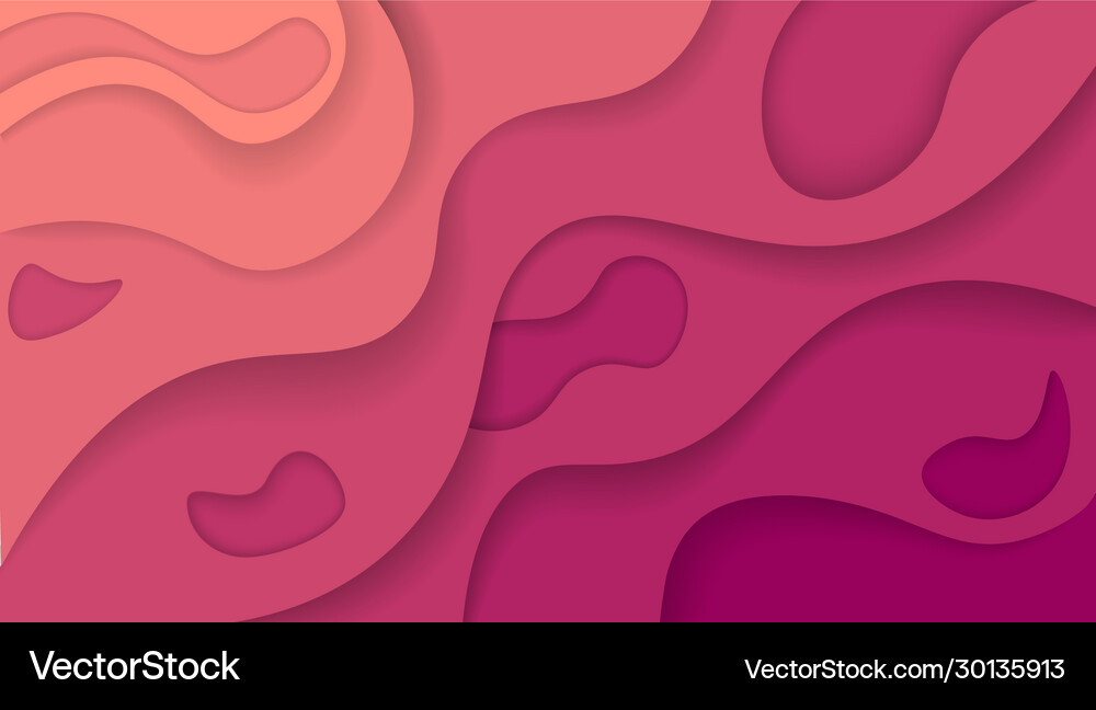 Colorful pastel pink and orange wave Royalty Free Vector