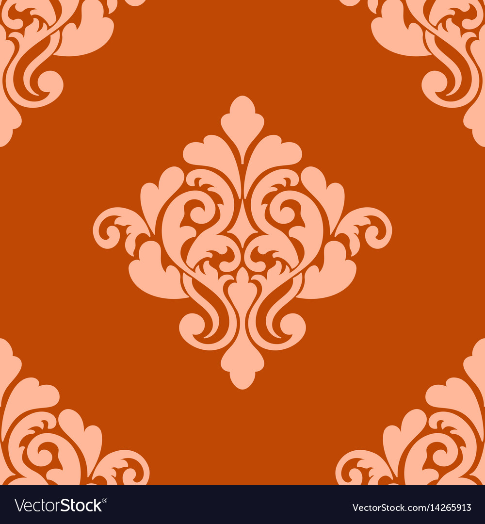 Damask seamless pattern element classical luxury