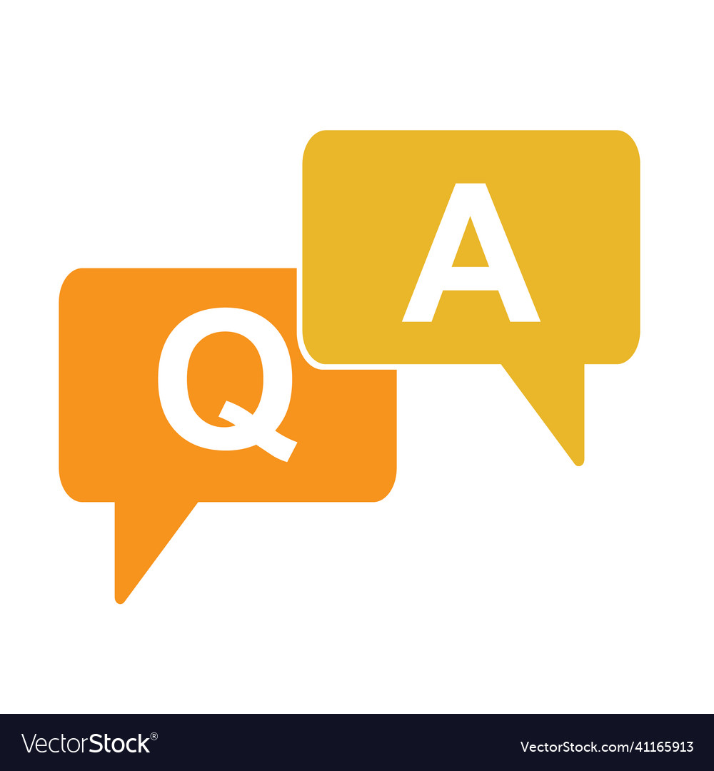 Faq frequently asked questions icon information vector image Faq frequently asked questions icon information
