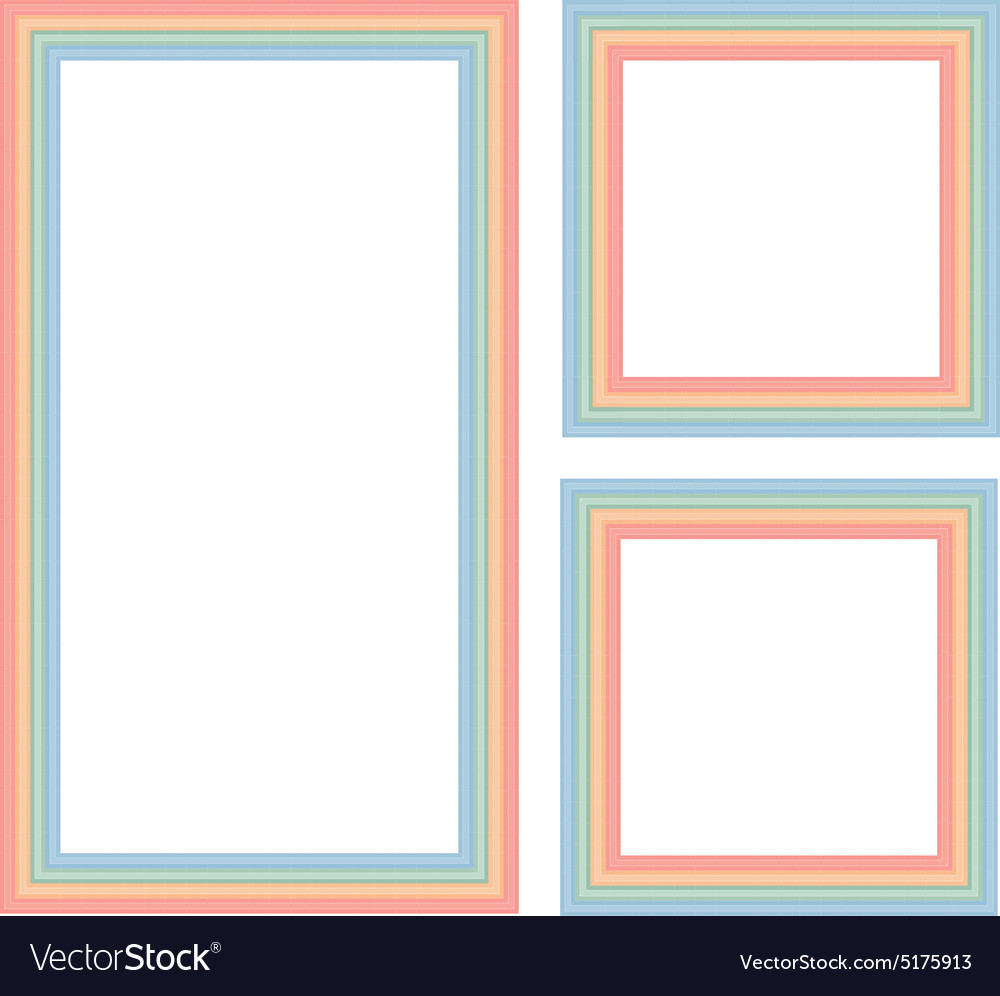 Frames for photos Royalty Free Vector Image - VectorStock