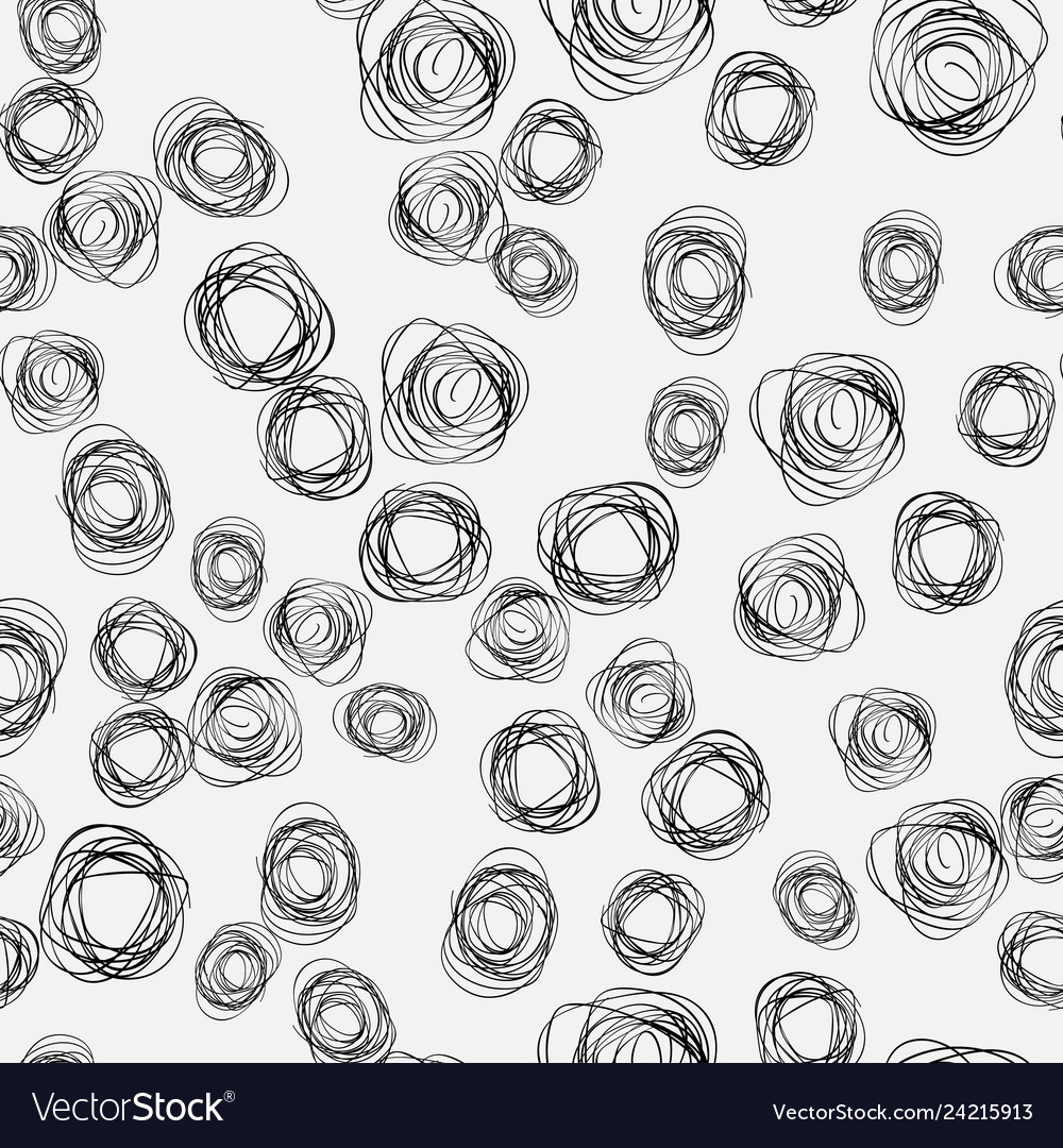 Geometric Scribble Pattern