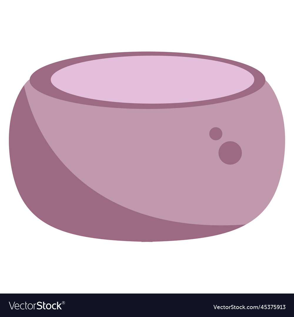 Isolated colored washbasin icon image Royalty Free Vector