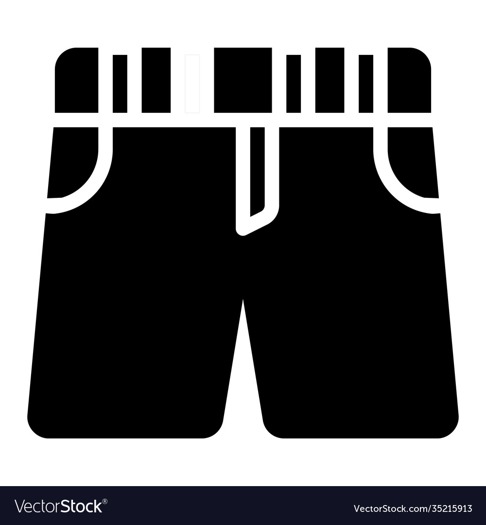 Short icon in solid style for any projects vector image Short icon in solid style for any projects