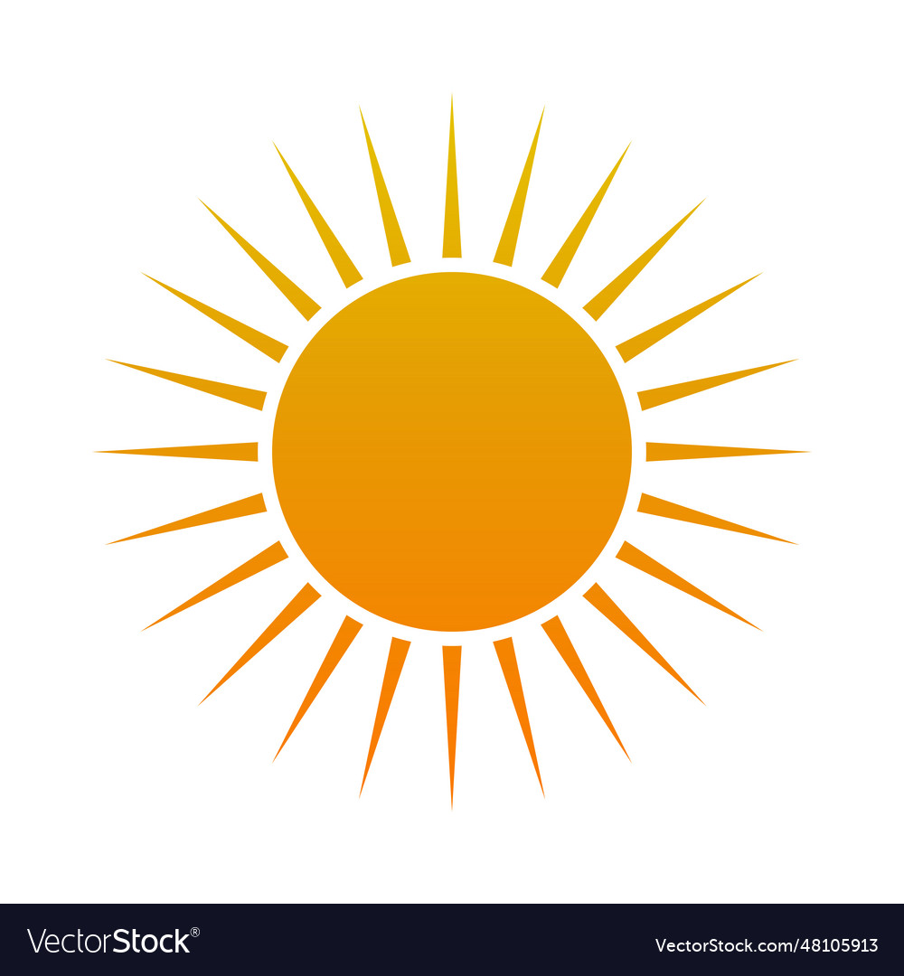 Sunburst silhouette Royalty Free Vector Image - VectorStock