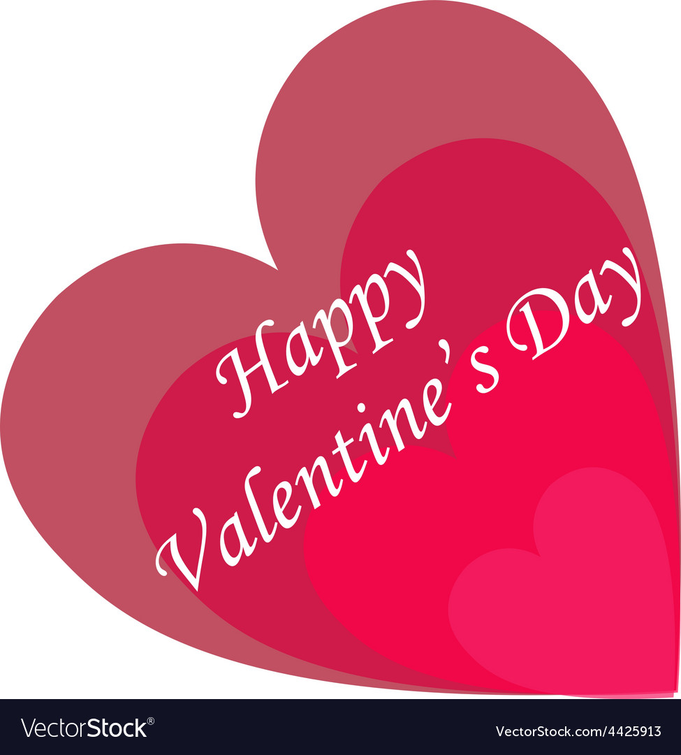White background with a heart and text