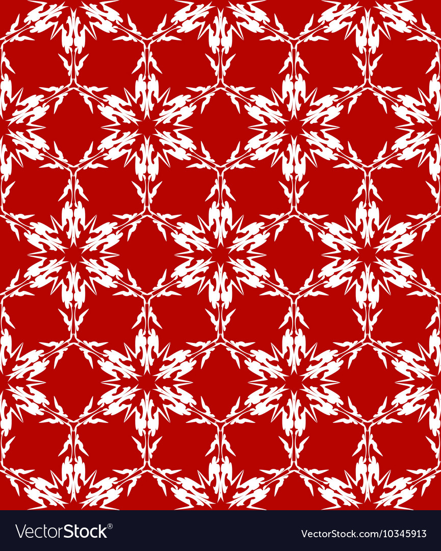 White snowflakes pattern