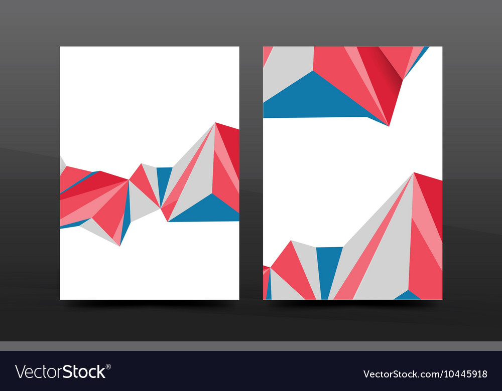 3d abstract geometric shapes Modern minimal Vector Image