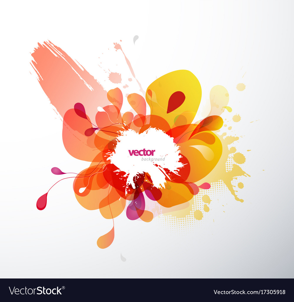 Abstract colored background with circles