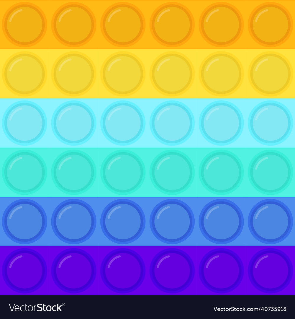 Seamless pattern with trendy game pop it simple