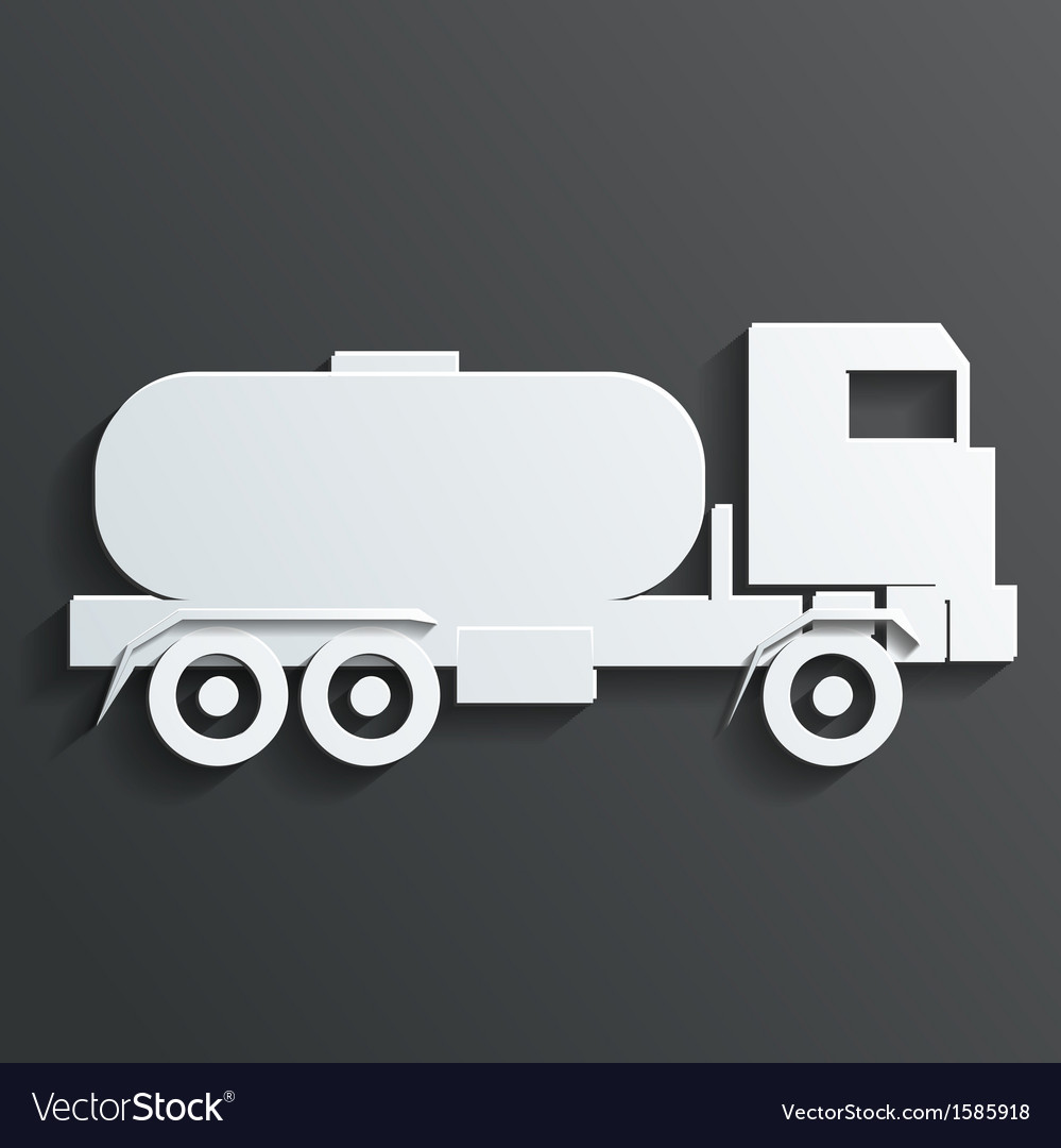 Tanker trucks Royalty Free Vector Image - VectorStock