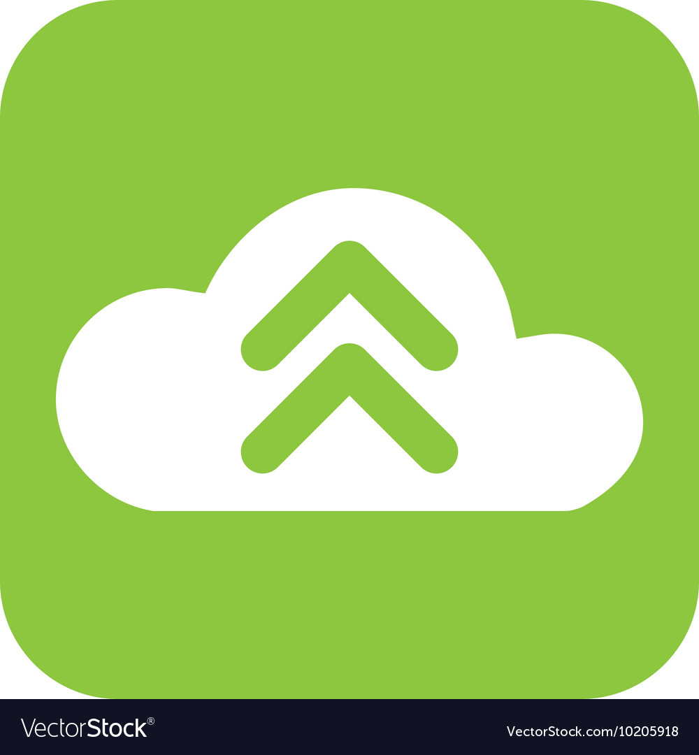 Upload arrow symbol isolated icon