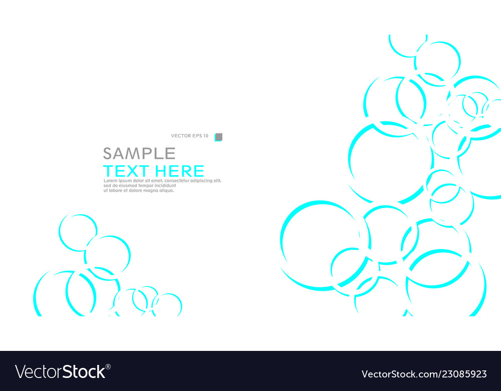 Abstract background with circles vector image Abstract background with circles