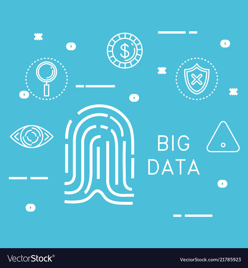 Big Data Icons Set