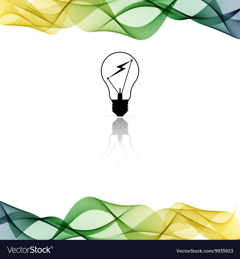 Color background with wave
