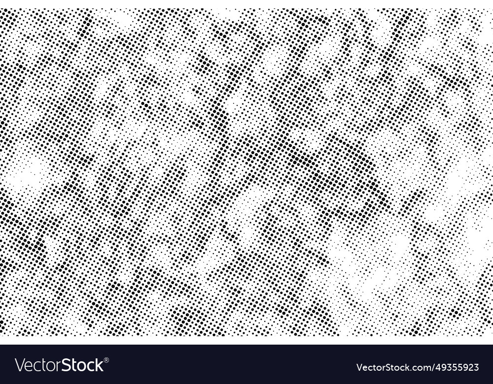Halftone pattern effect on white background vector image Halftone pattern effect on white background