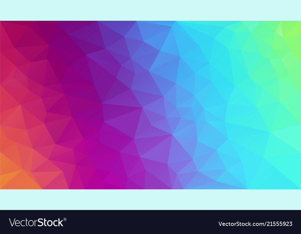 irregular polygonal background neon