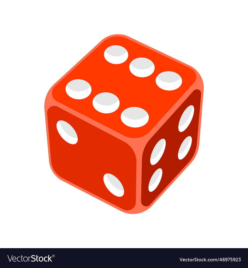 Playing dice game craps image Royalty Free Vector Image