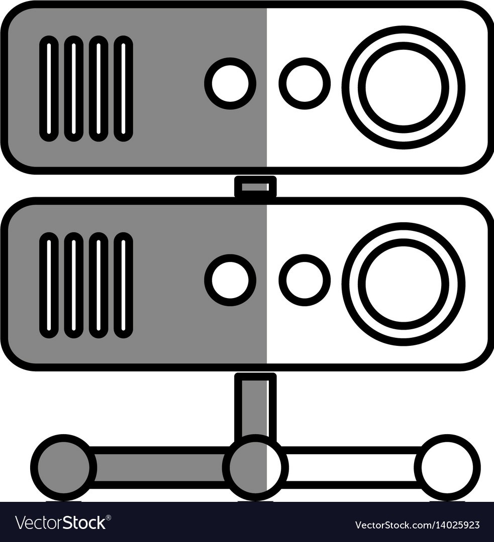 isoliertes Symbol des Servers