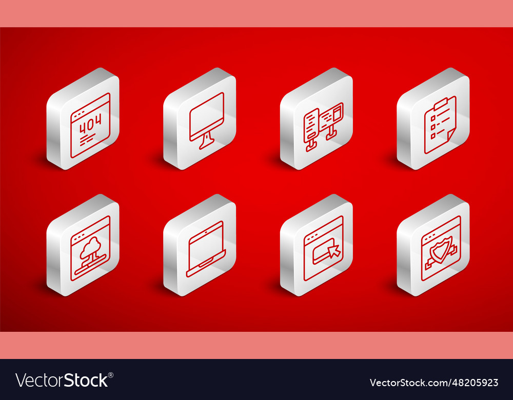 Zeilenbrowser mit Schild-Computermonitor einstellen vector image Zeilenbrowser mit Schild-Computermonitor einstellen