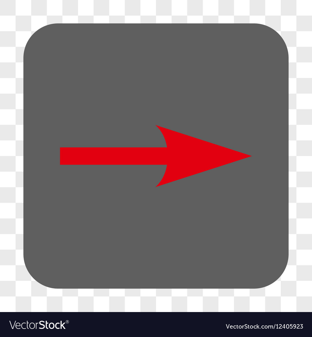 Sharp arrow right rounded square button